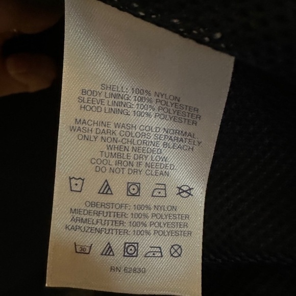 Lands End Men's Dark Grey
Windbreaker Spring Rain Jacket Mesh Lined
Hood 50-52 - Picture 4 of 10